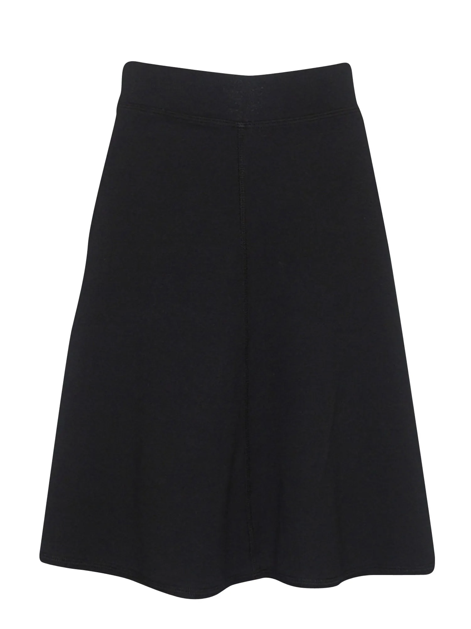 Hard Tail Junior Flat Waist Knee Skirt (Style B-846)