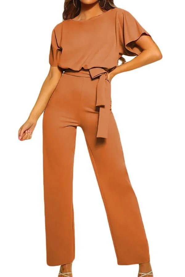 High Waist Wide Leg Trousers