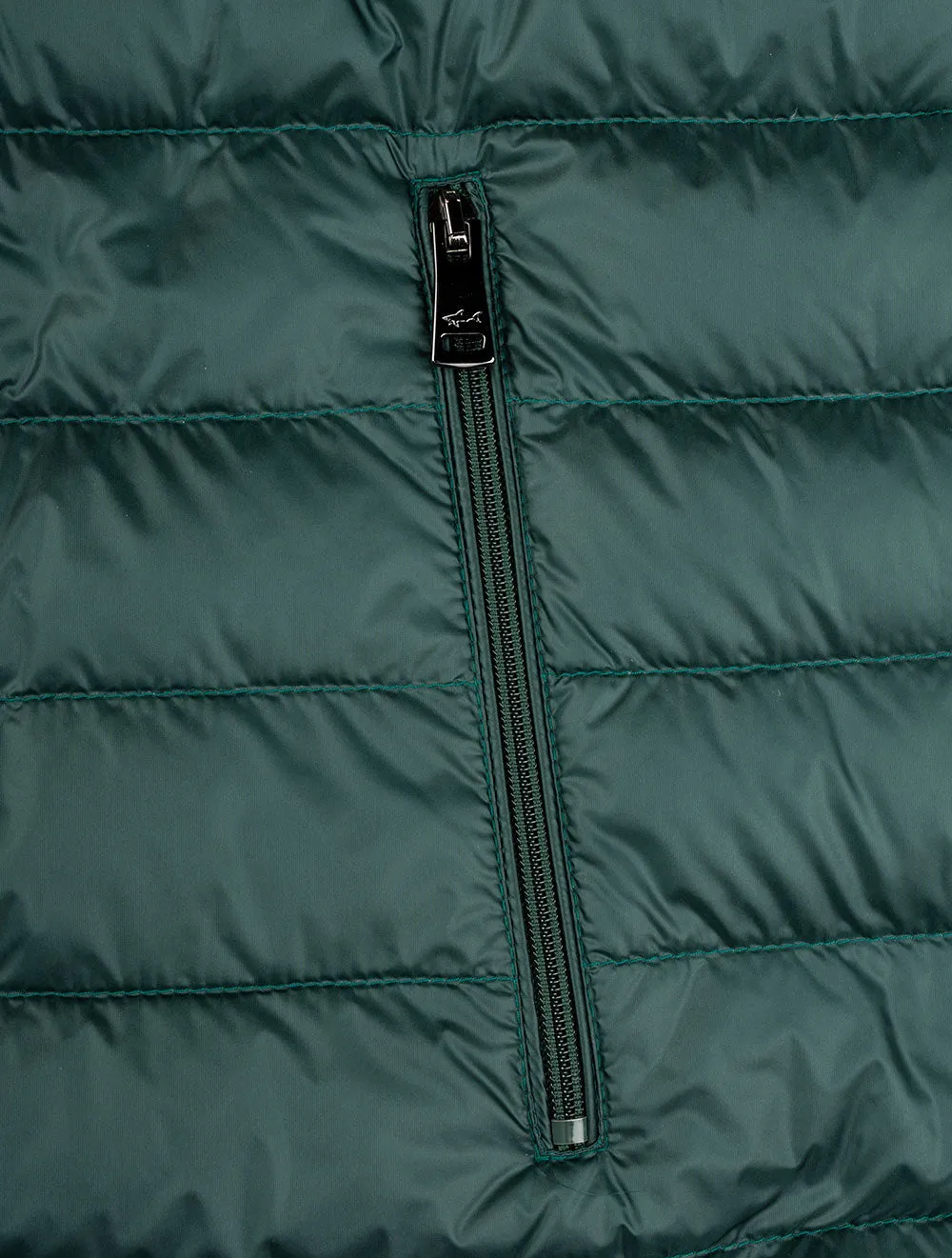 Hooded Gilet Green