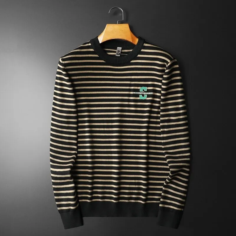 Horizontal Stripe Long Sleeve Sweatshirt