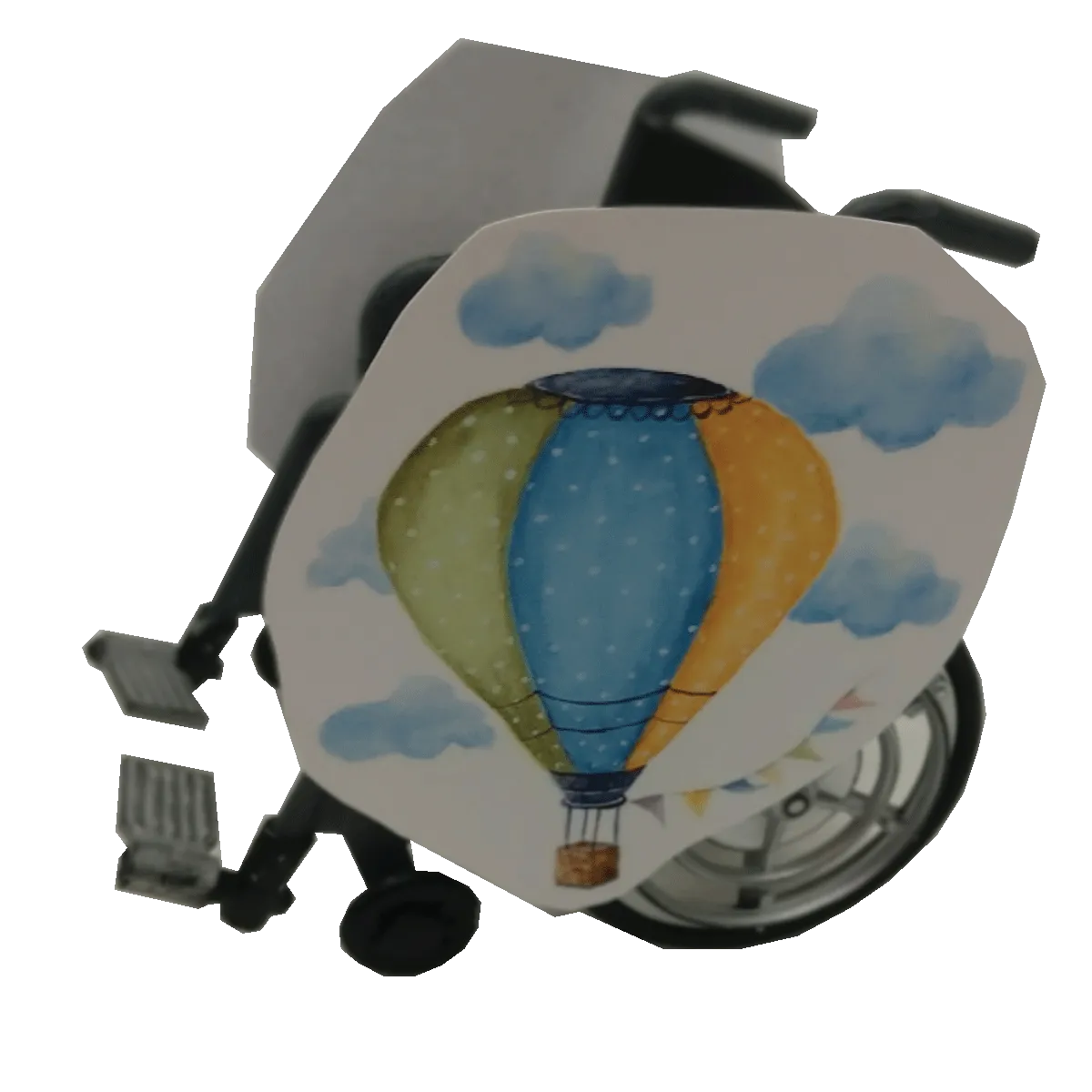 Hot Air Balloon Wheelchair Costume Child's