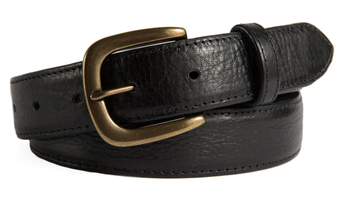 Hudson Belt, (1.25") Antiqued Brass Buckle