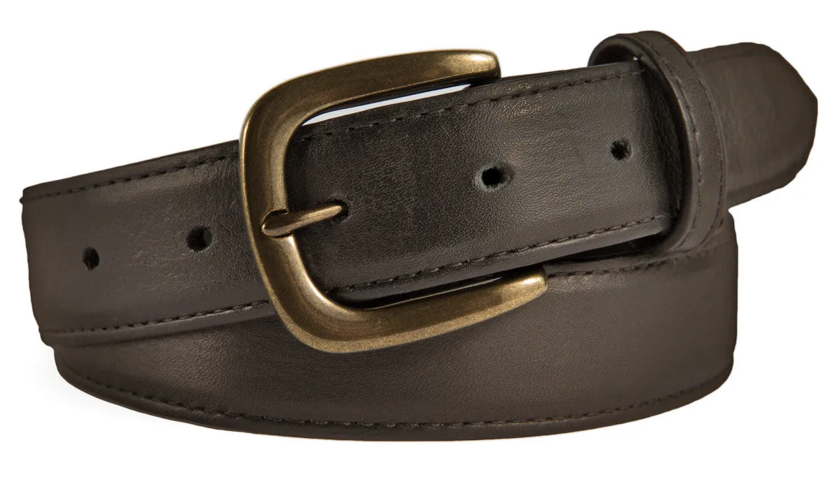 Hudson Belt, (1.25") Antiqued Brass Buckle