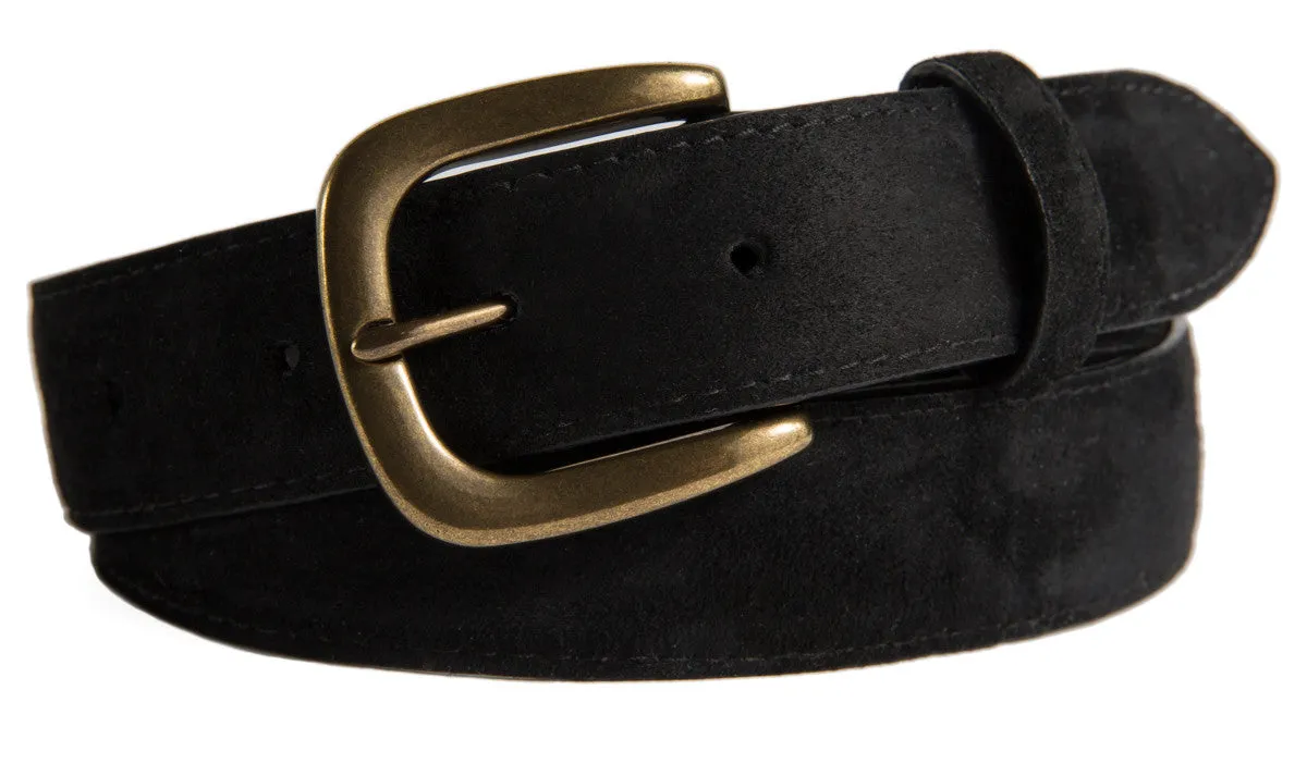 Hudson Belt, (1.25") Antiqued Brass Buckle