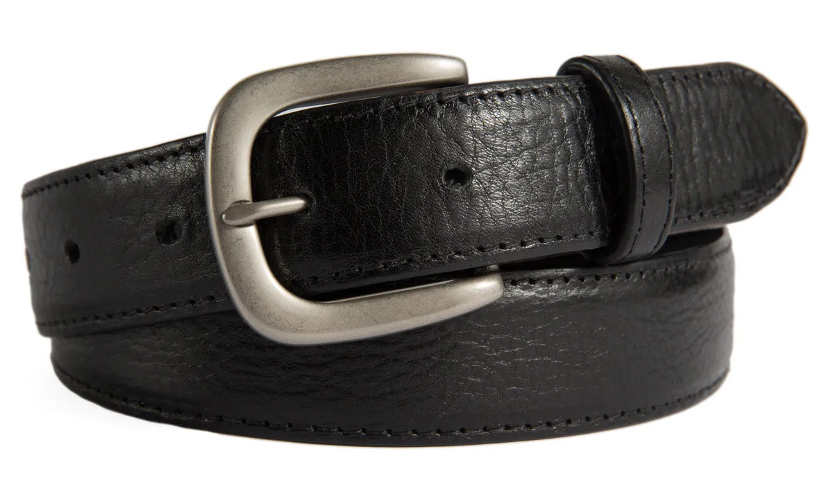 Hudson Belt, (1.25") Brushed Silver Buckle