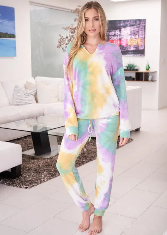 Jessica Tie Dye Knit Set