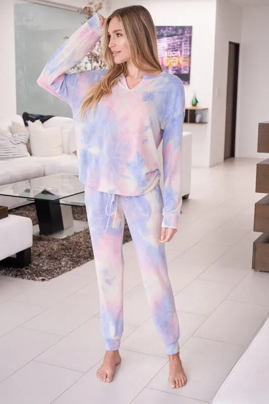 Jessica Tie Dye Knit Set