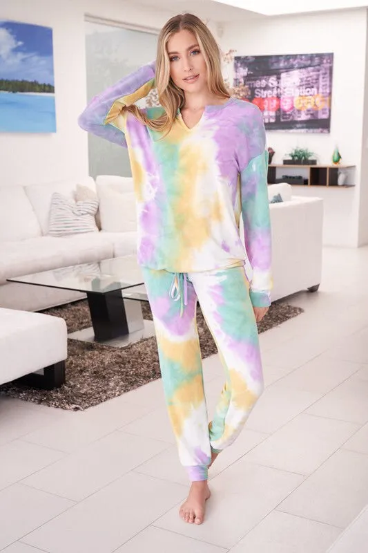 Jessica Tie Dye Knit Set