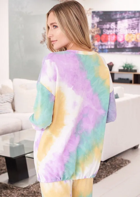 Jessica Tie Dye Knit Set