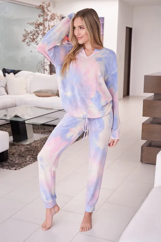 Jessica Tie Dye Knit Set