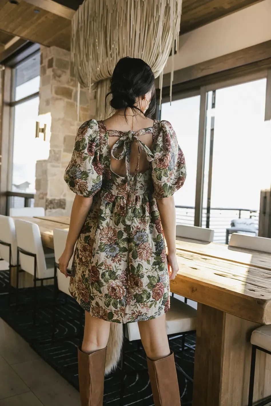 Jillian Floral Babydoll Dress