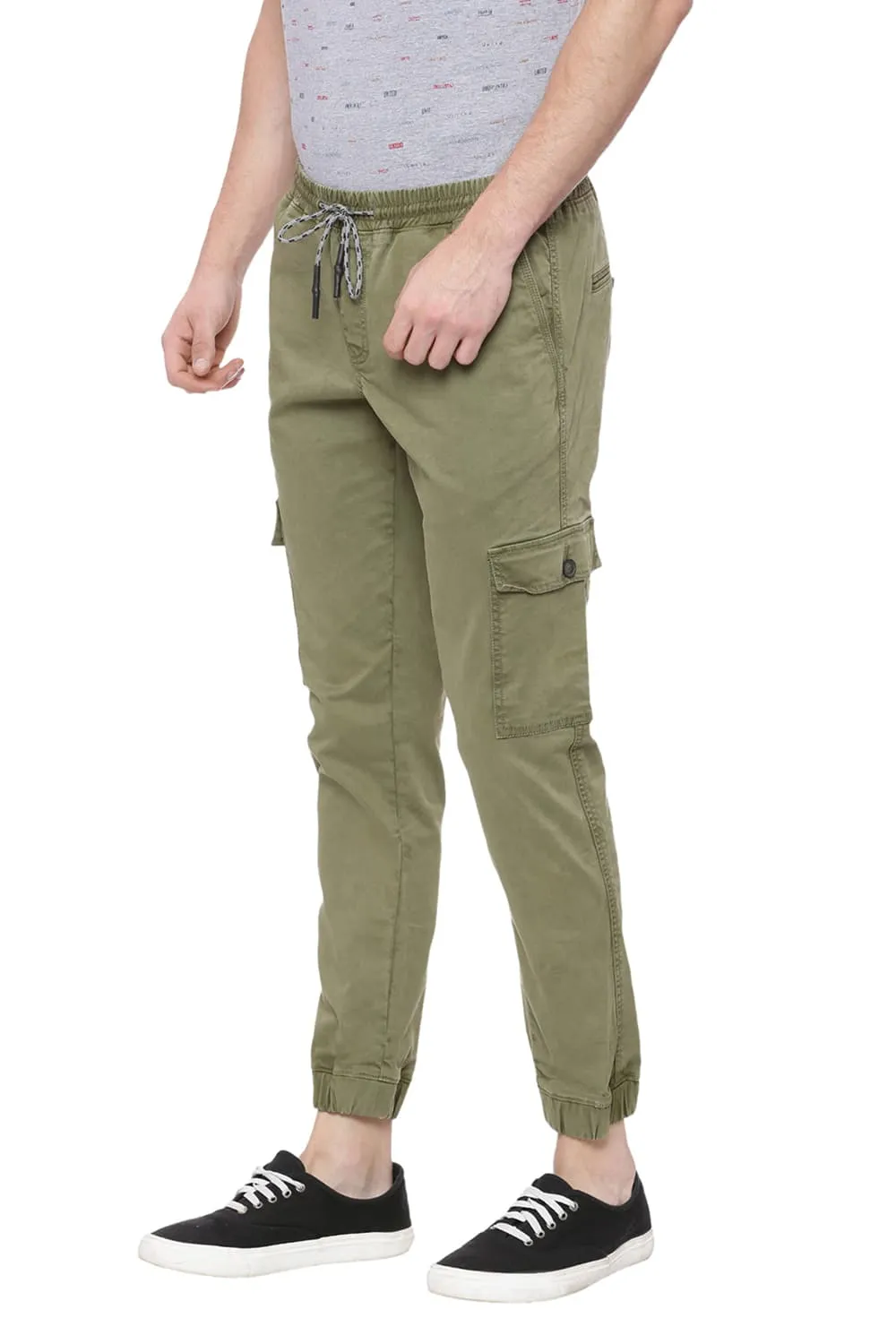 Jogger Fit Cargo Stretch Jogger