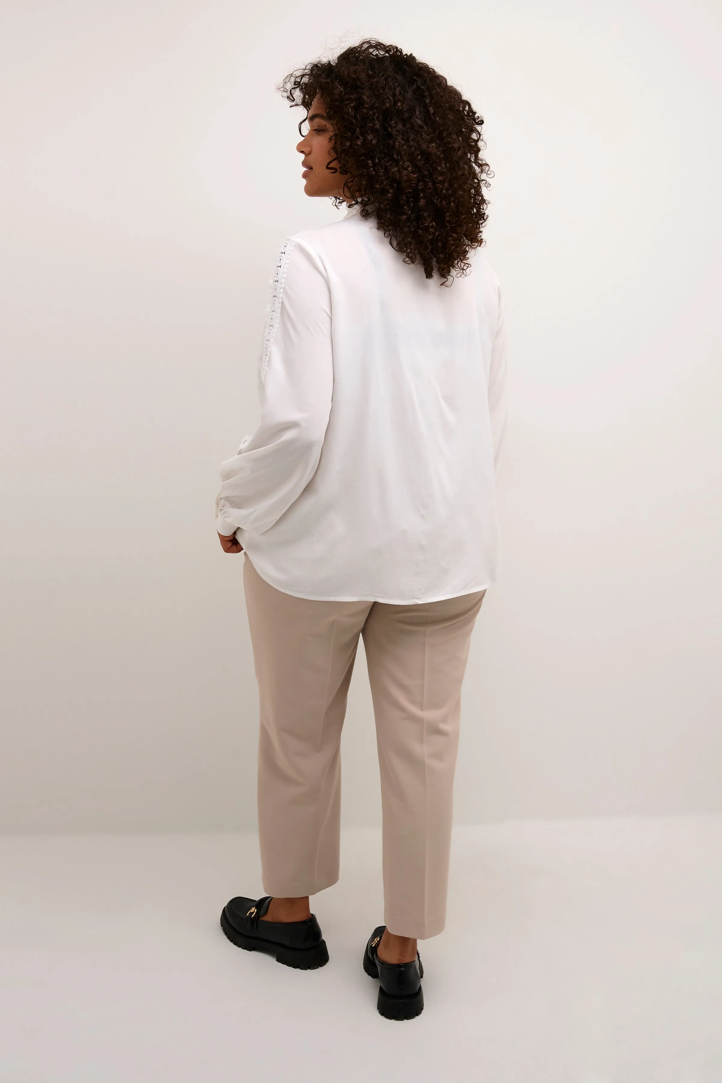 Kaffe Curve Freja Shirt in White