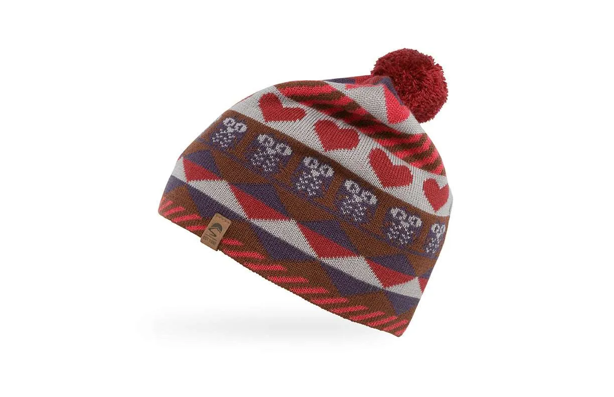 Kids Hearts and Owls Beanie