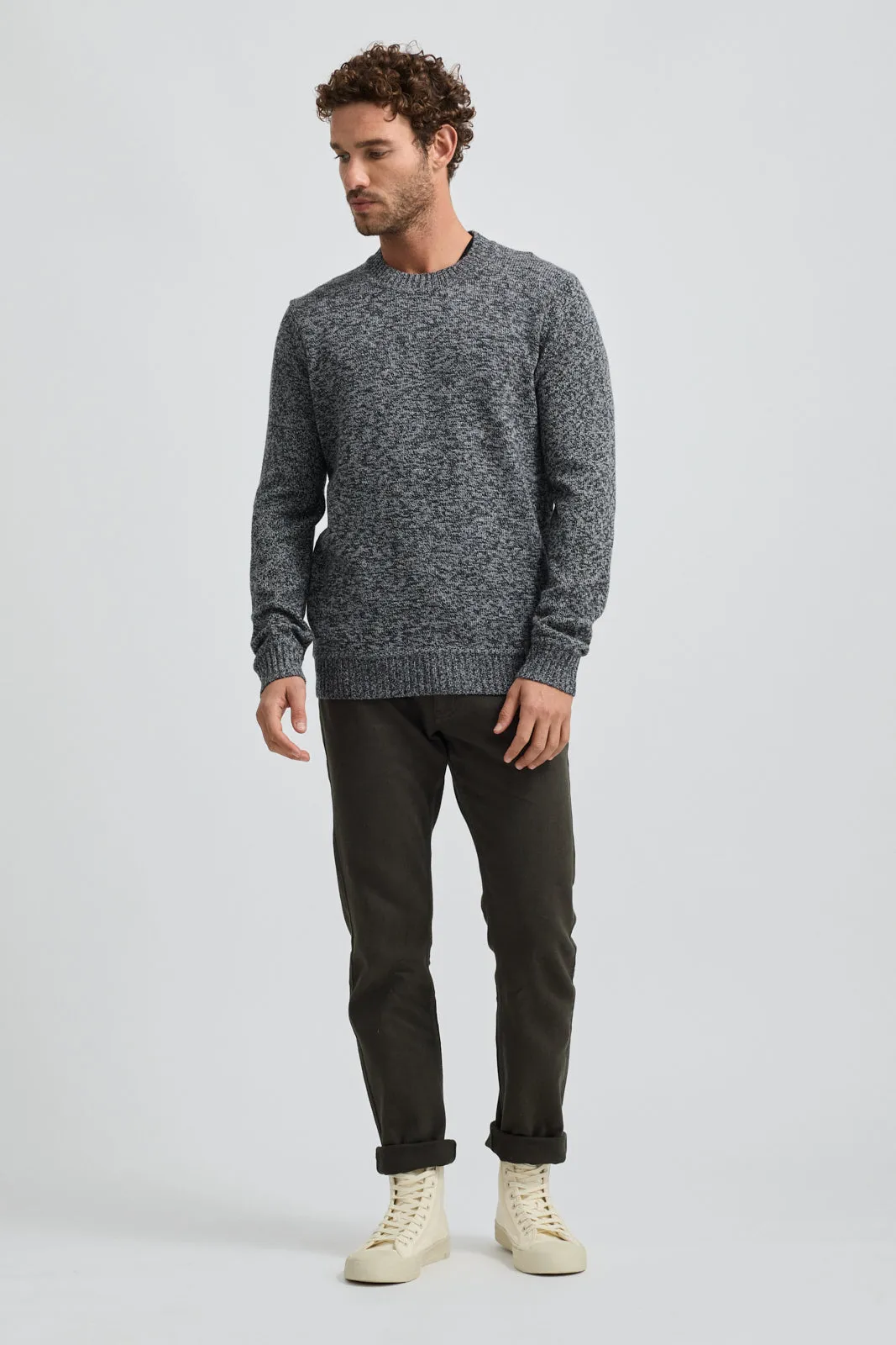 LAMBSWOOL CREW JUMPER