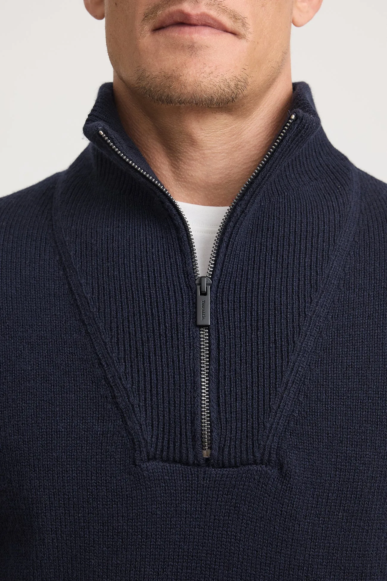 LAMBSWOOL HALF ZIP