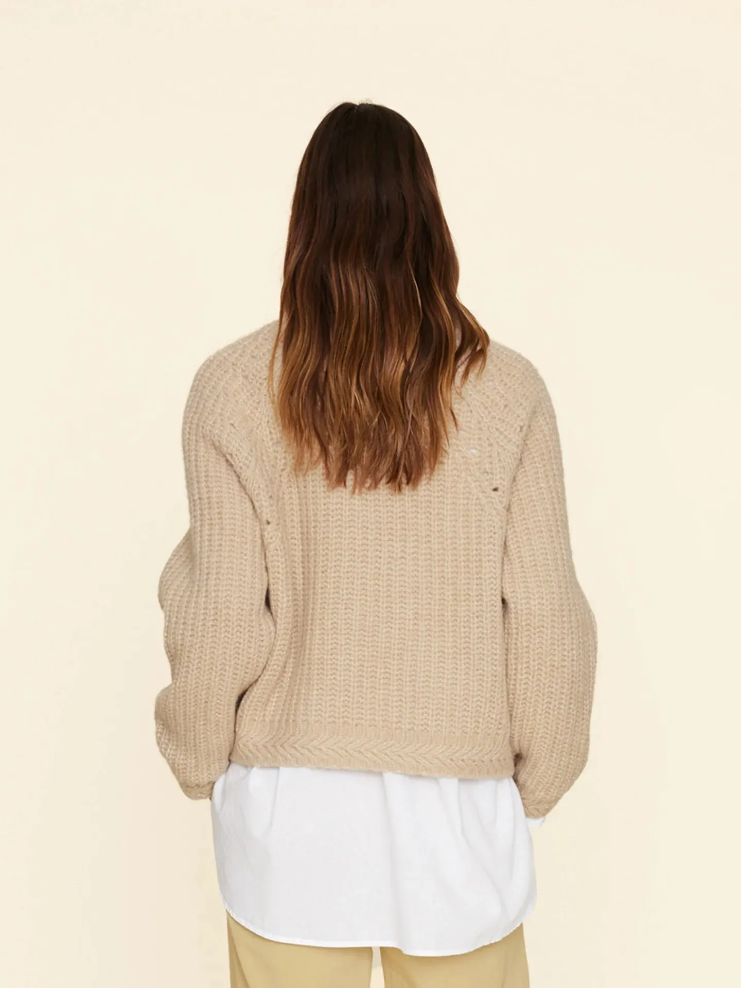 Landrey Sweater in Cream Ice