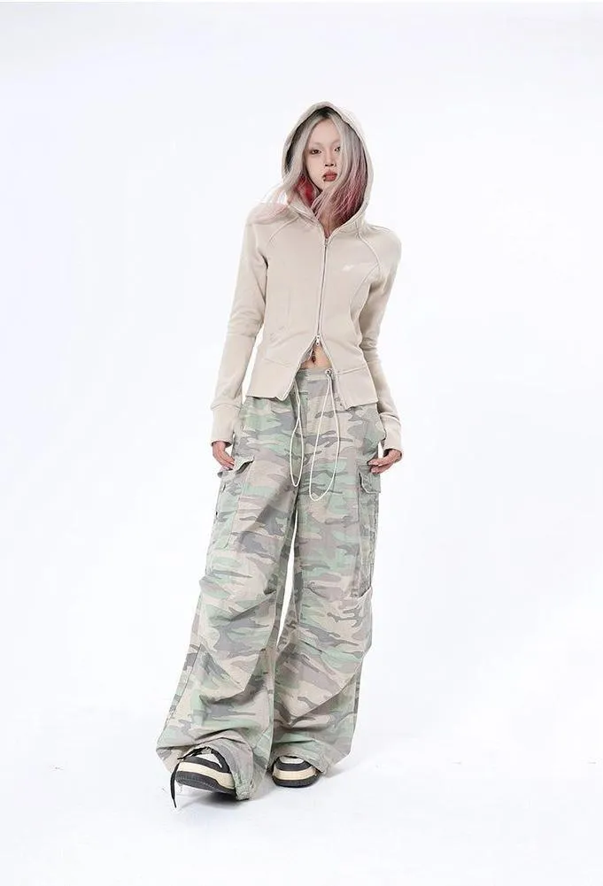 Lazy Light Camouflage Cargo Pants