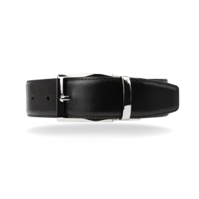 Leather Belt Reversible - Black Calf/Brown Calf