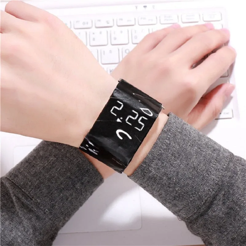 LED Wristband Durable Paper Watch