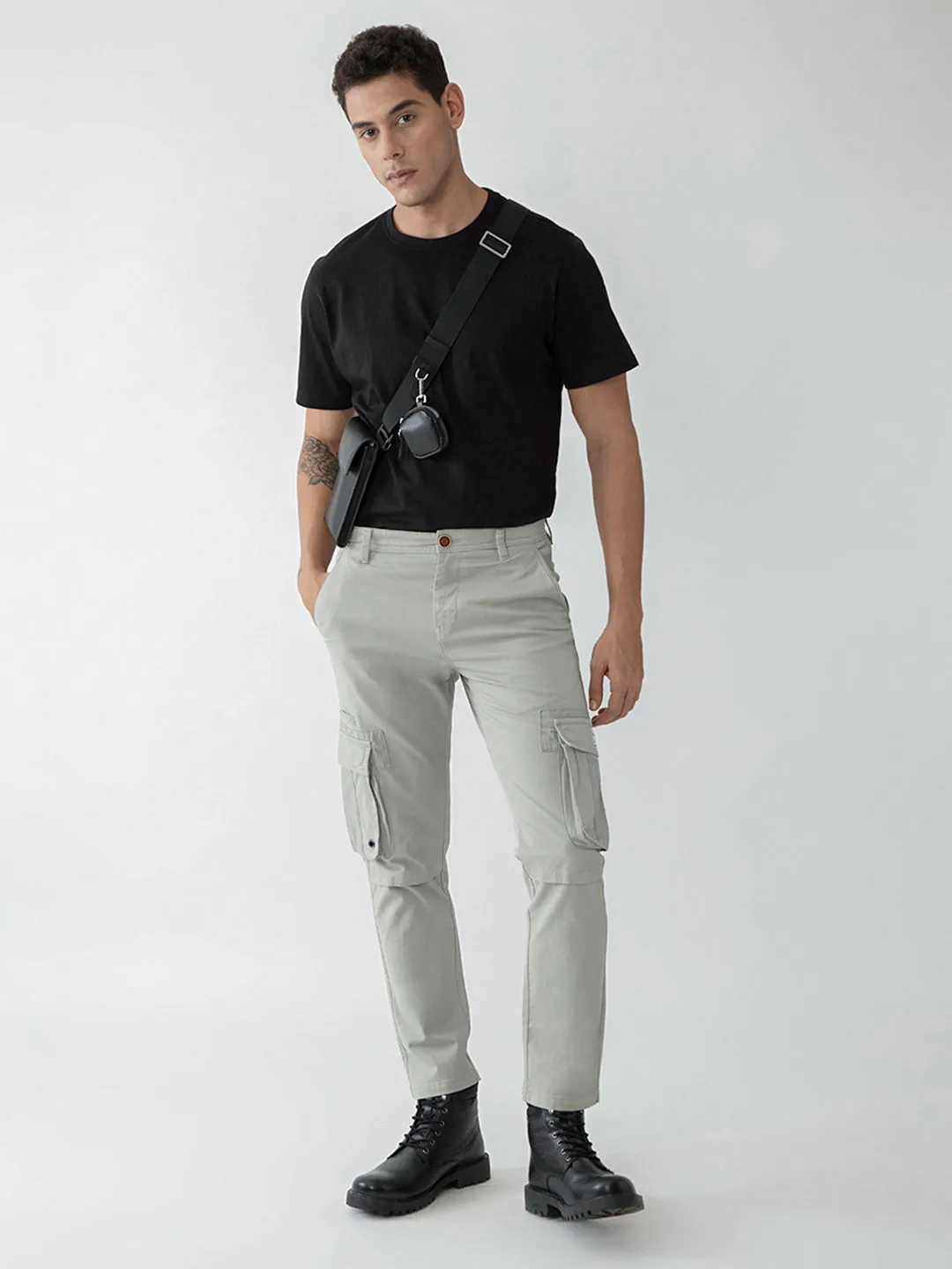 Light Grey Cargo Pants