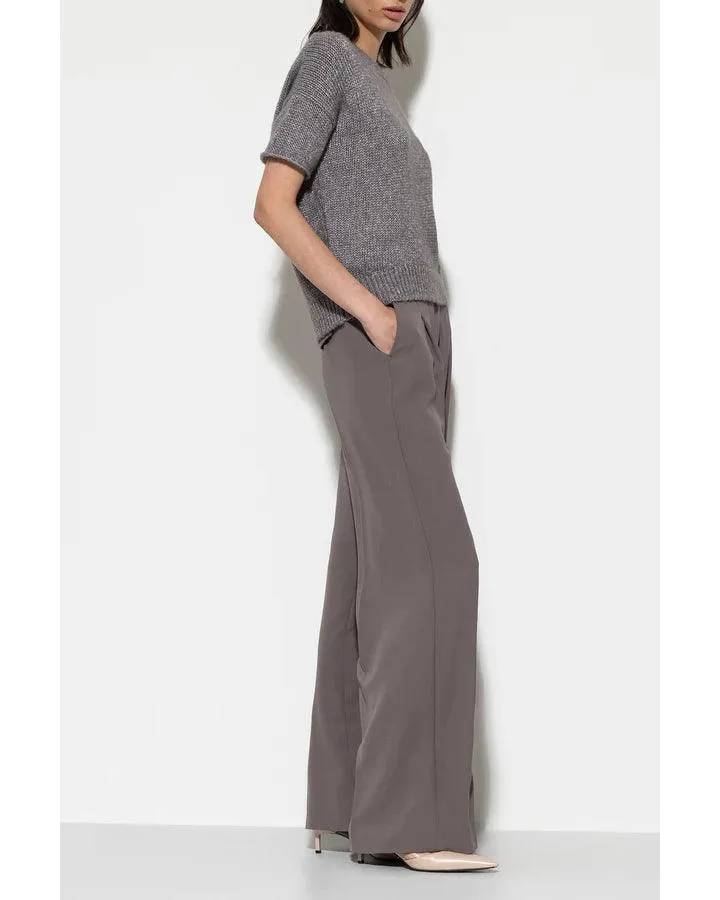 Luisa Cerano Wide Leg Pleated Full Length Pants