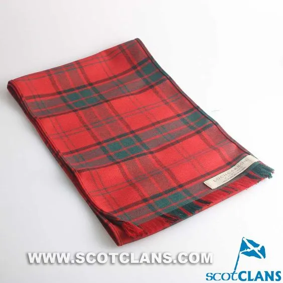 Luxury Lightweight Scarf in Maxwell Tartan