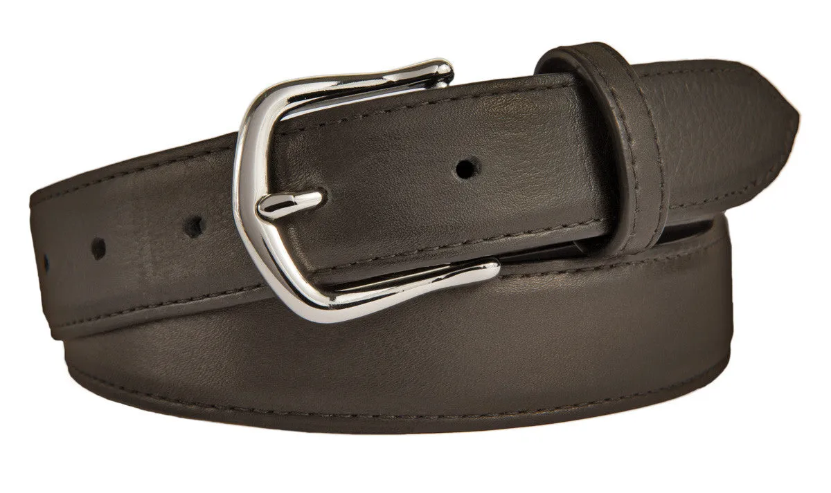 Madison Belt, (1.25") Shiny Silver Buckle