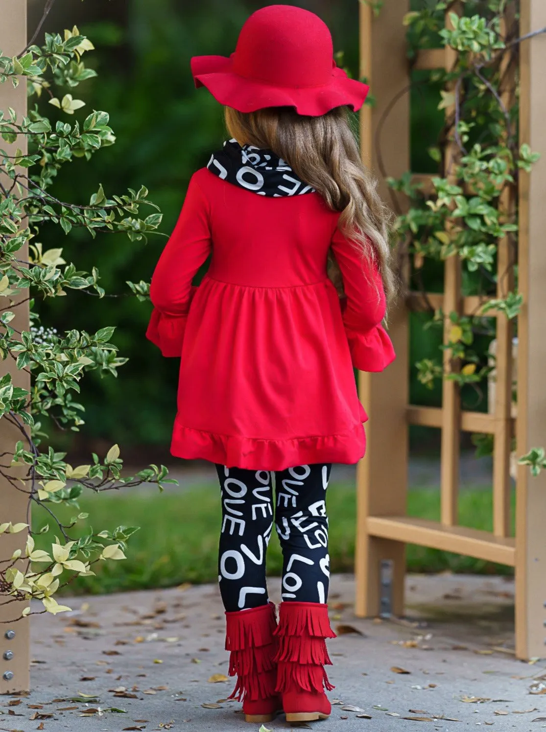 Make You Mine Tunic, Scarf and Legging Set