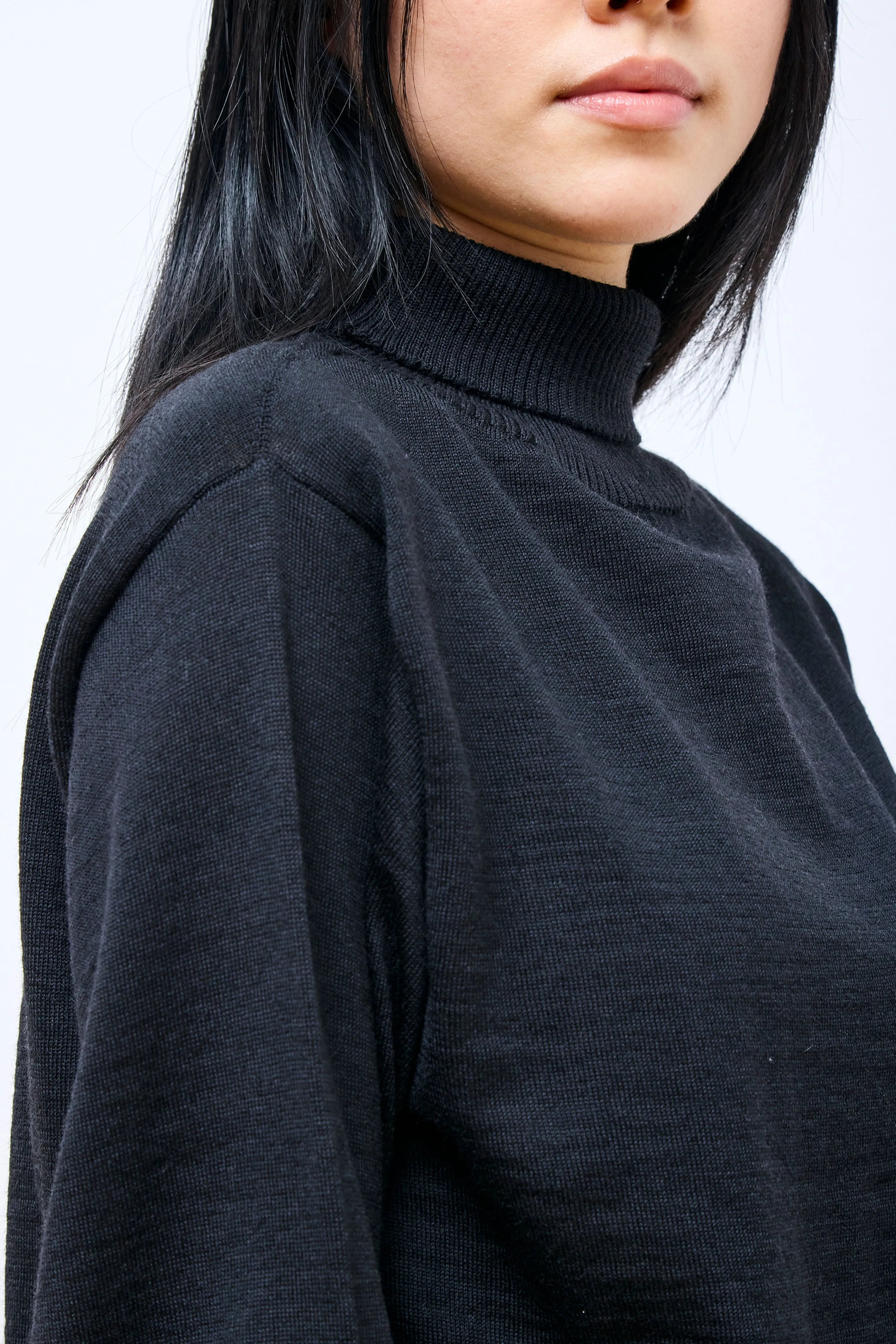 Marine Turtleneck Black