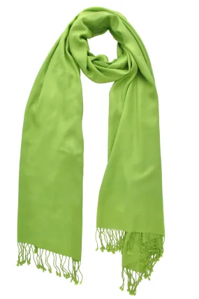 MAYA Viscose Grass Green Woman Scarf