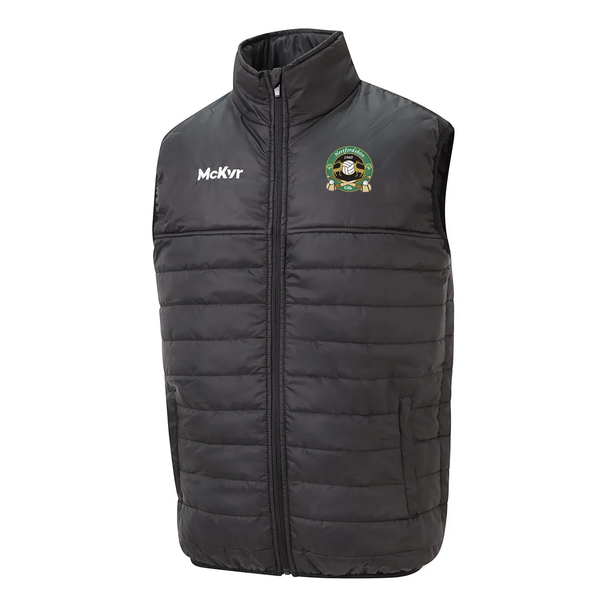 Mc Keever Hertfordshire GAA Core 22 Padded Gilet - Youth - Black