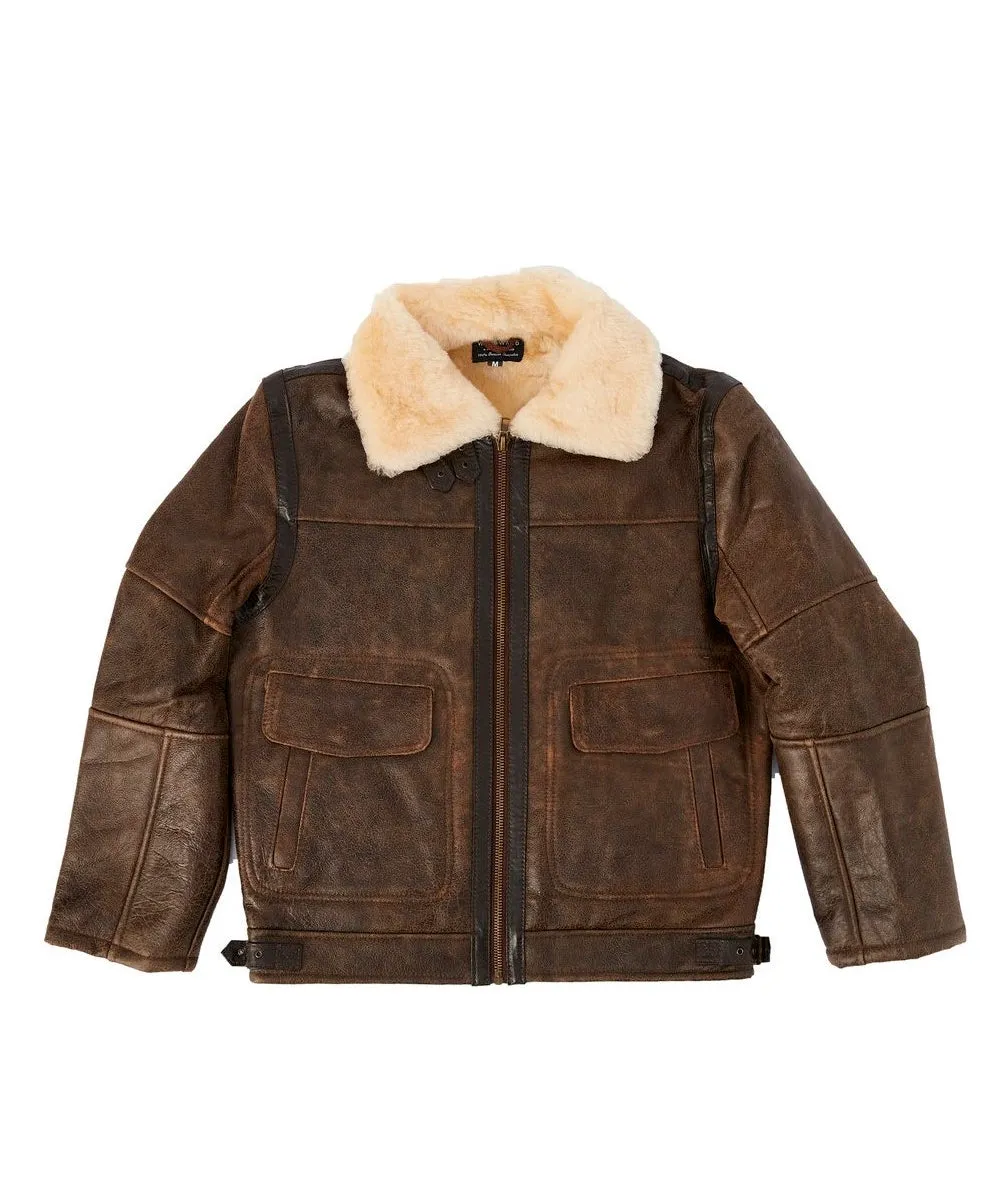 Men's Nappa Bomber Sheepskin Jacket