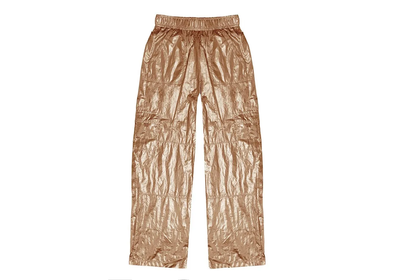 MIA Metallic Cargo Pants in Gold