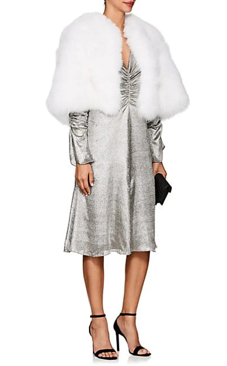 Michaela Fox Fur Cape