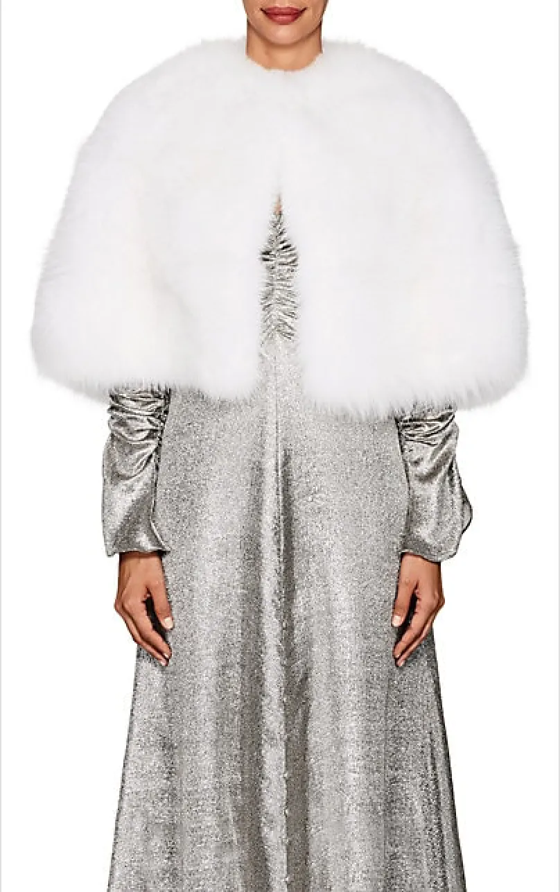 Michaela Fox Fur Cape