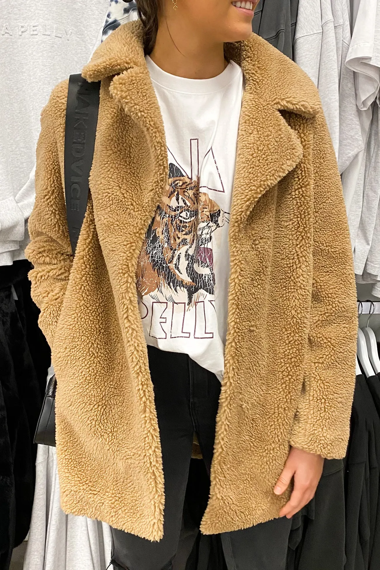 Minimalist Faux Fur Jacket Teddy