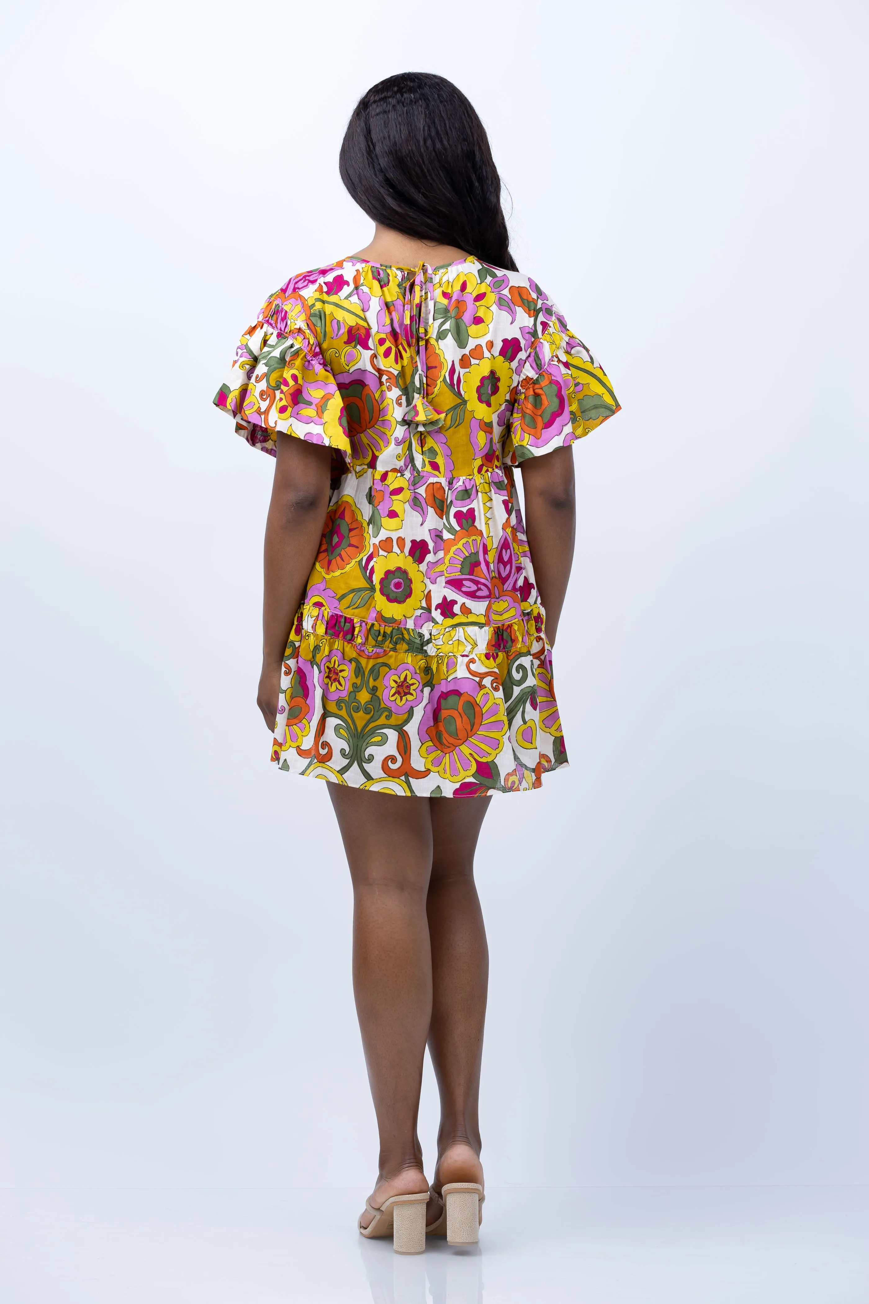 Misa Mabel Dress in Floral Corsica