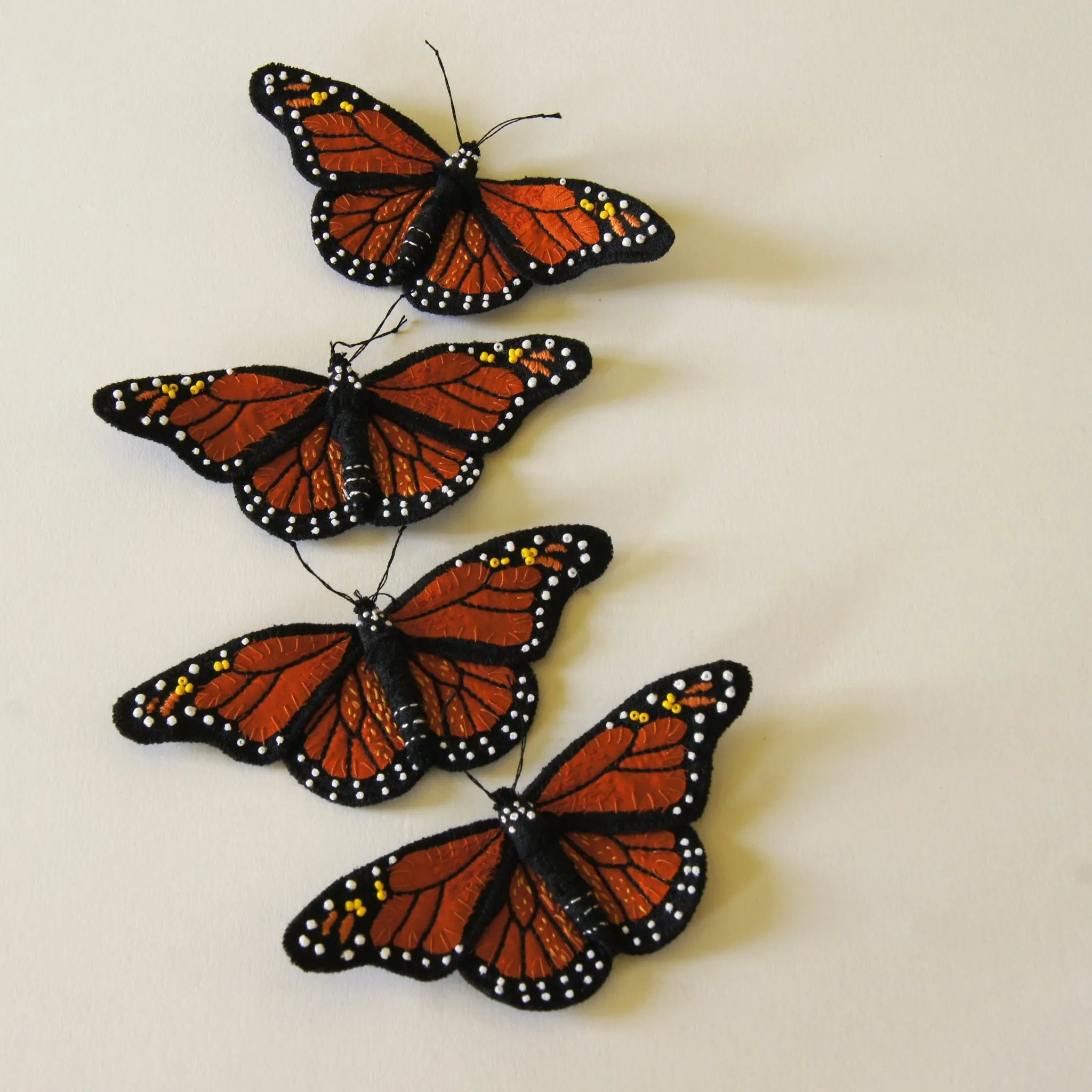 Monarch Butterfly Brooch Entomology Jewelry