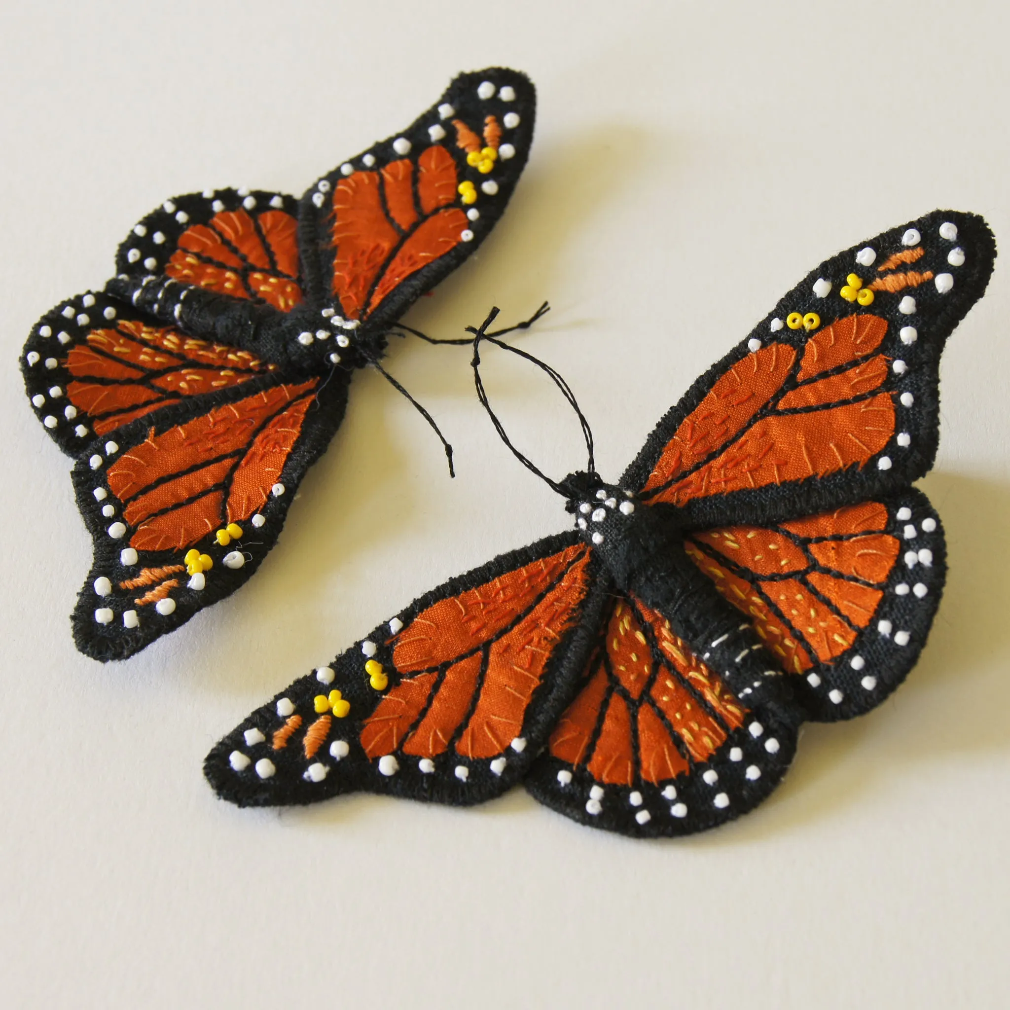 Monarch Butterfly Brooch Entomology Jewelry