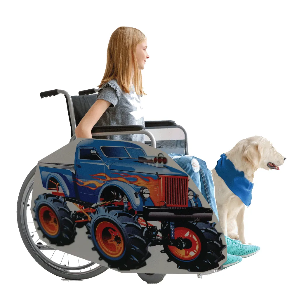 Monster Truck Wheelchair Costume Child's