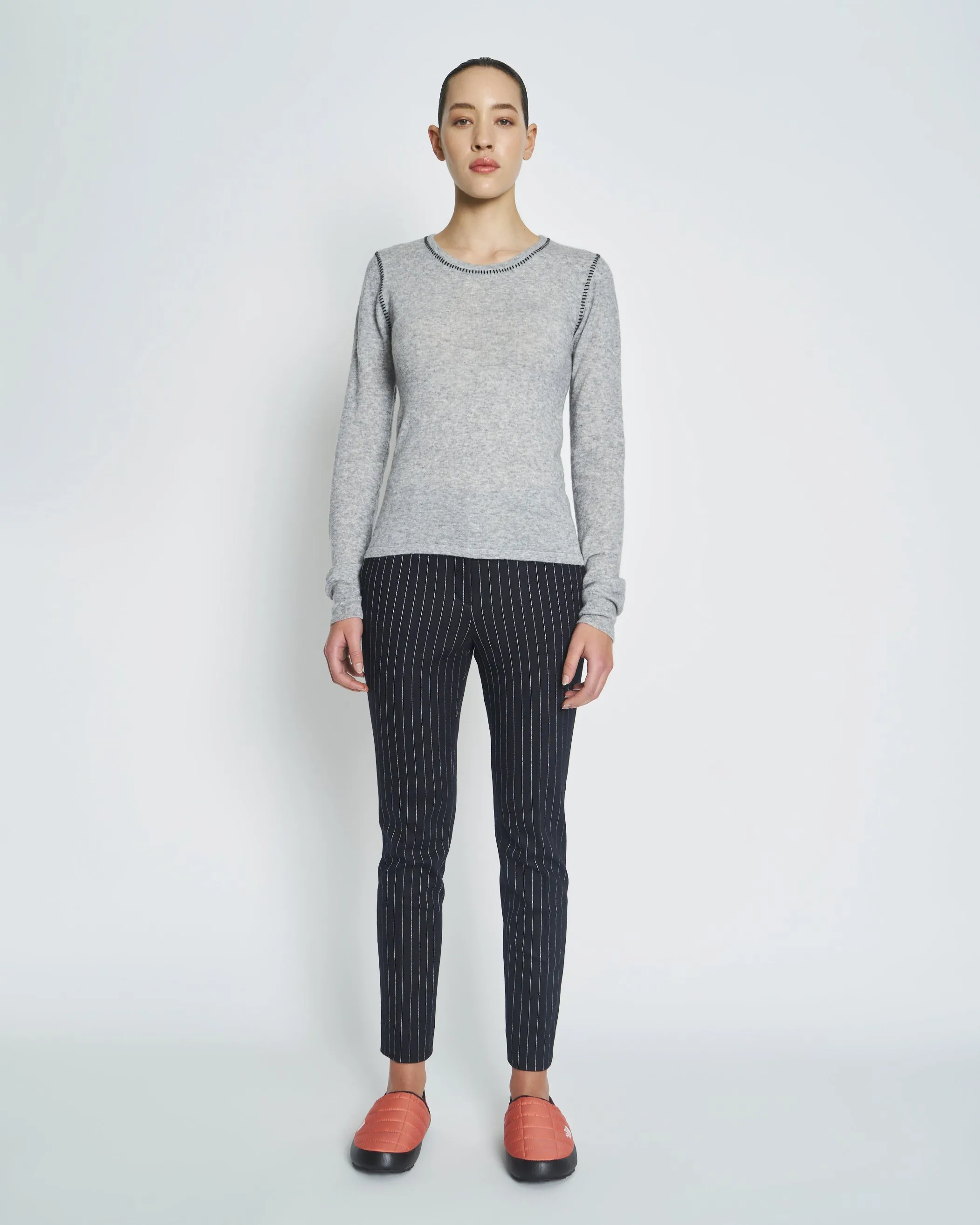 New Lands Sparrow Top - Grey Marl