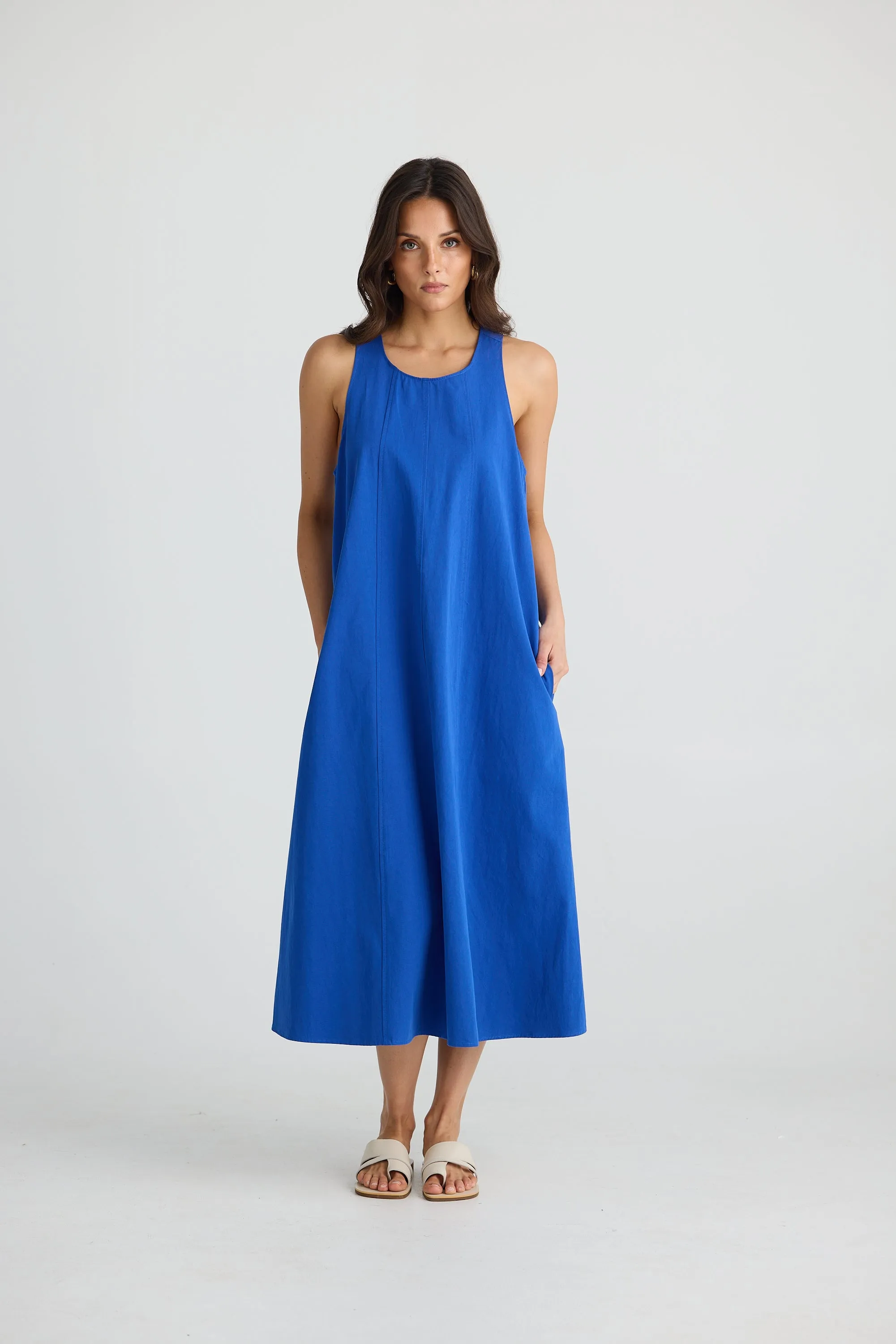 Newport Dress - Cobalt