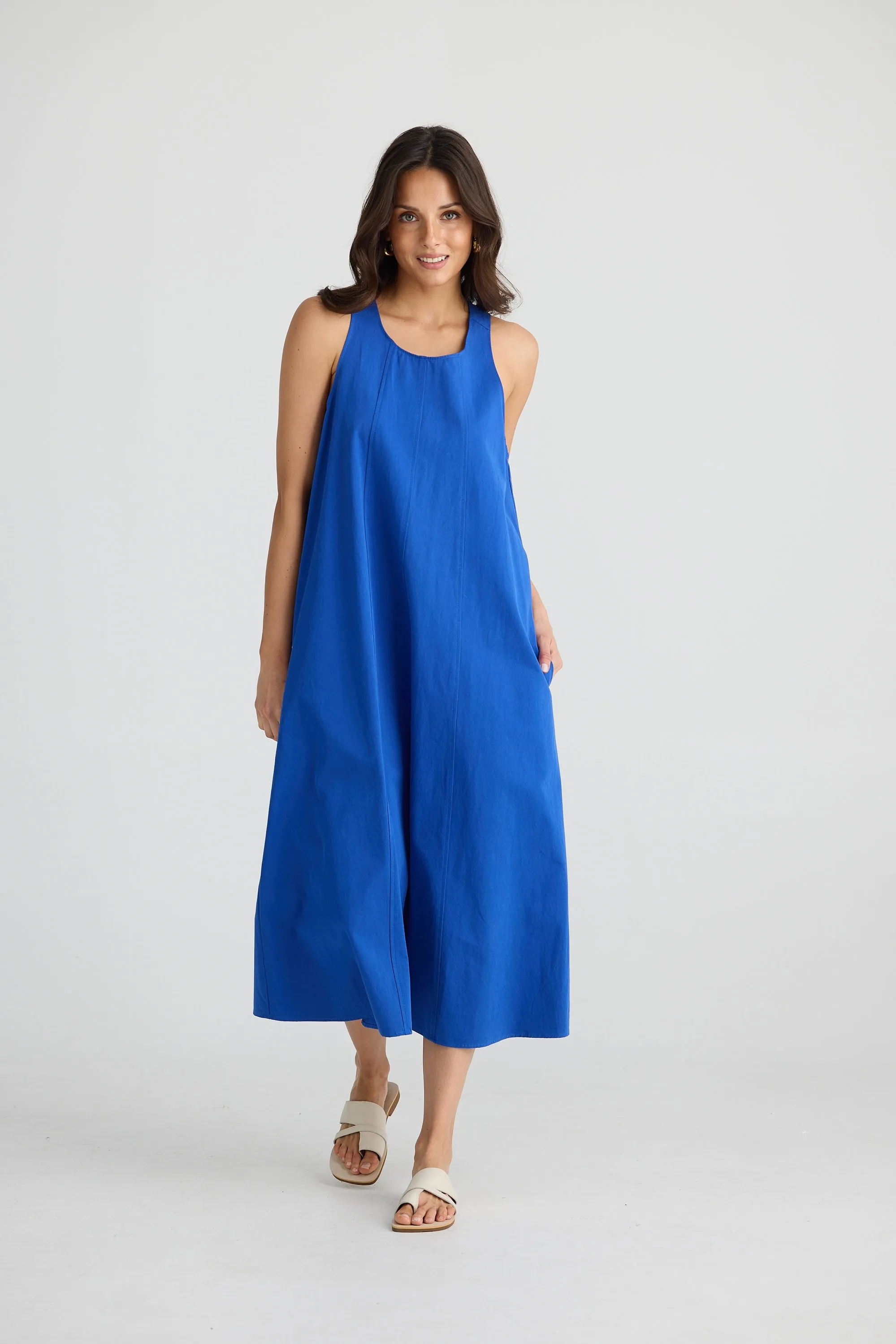 Newport Dress - Cobalt