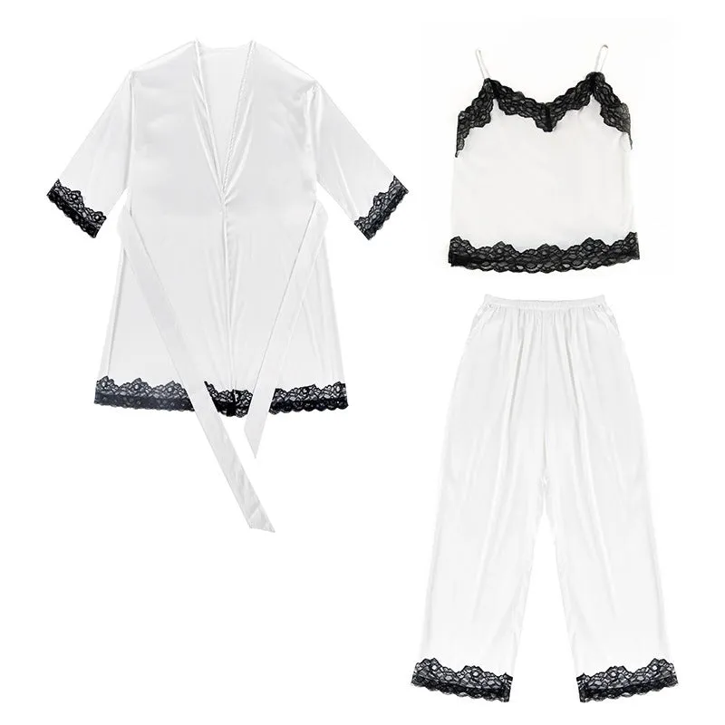 Nightgown suspender trousers lace nightgown