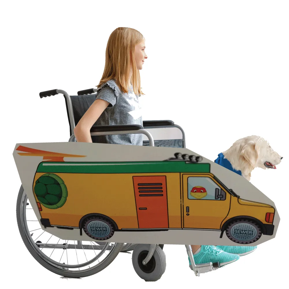 Ninja Turtle Van Lookalike Wheelchair Costume Child's