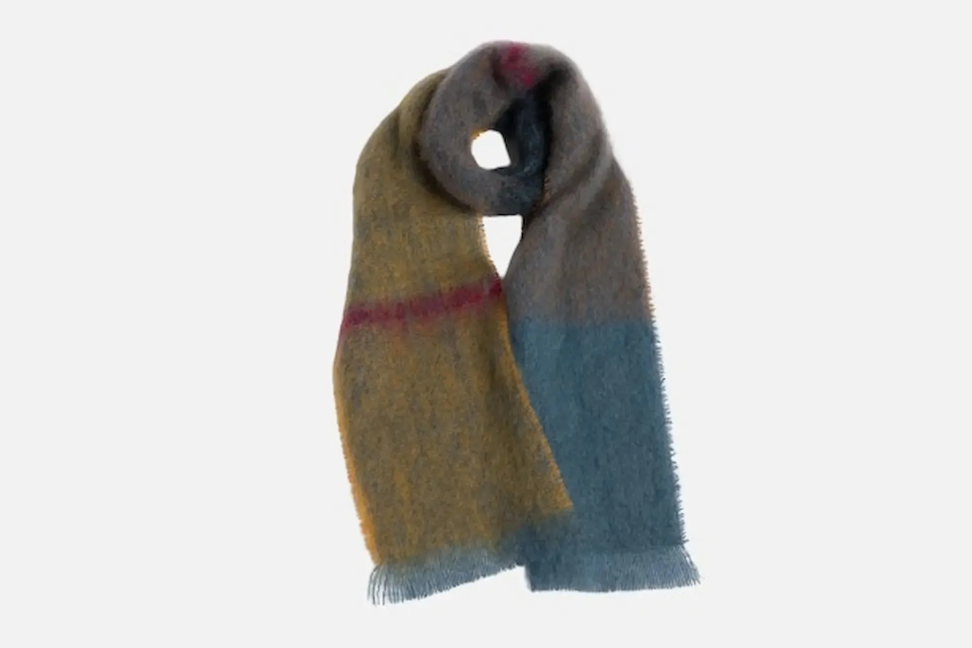 Ochre Boher Mohair XScarf