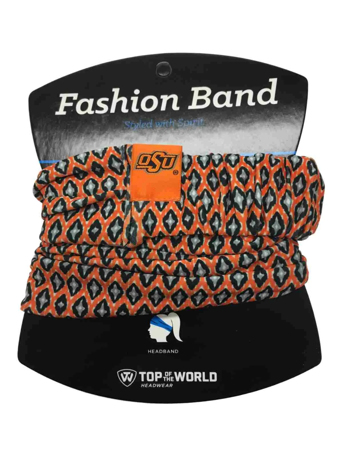 Oklahoma State Cowboys TOW Women's Orange Ultra Soft Kitty Fashion Headband