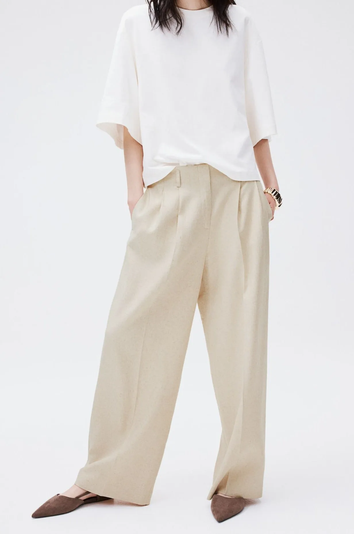 Old Money Elegant Back Drop Pants