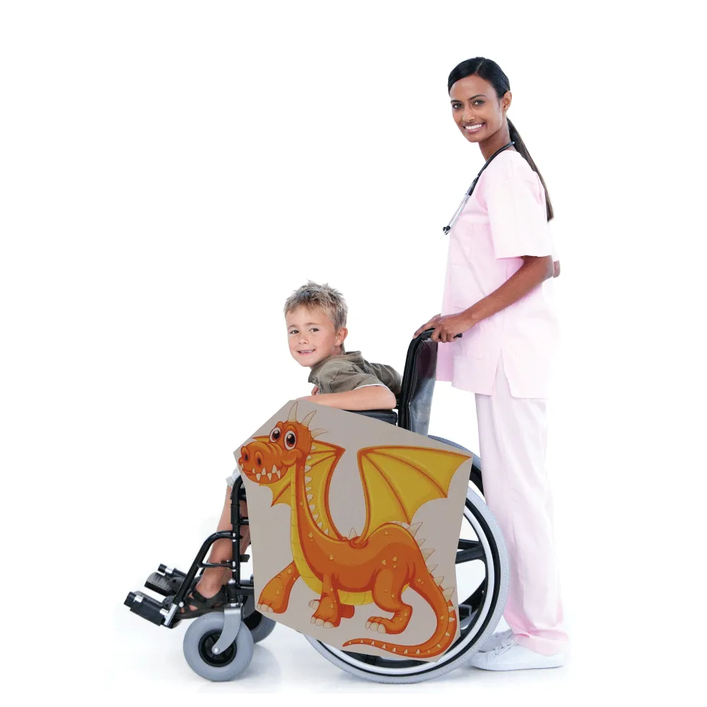 Orange Dragon Wheelchair Costume Child's